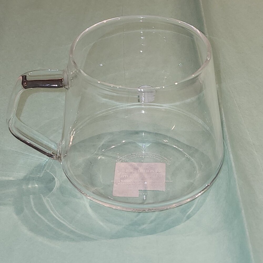 STARBUCKS GLASS MUG NWT - Picture 2 of 2